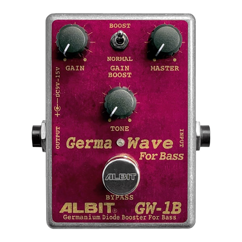 ALBIT GW-1B ベースブースター GERMANIUM DIODE BOOSTER FOR BASS / GW-1B: エフェクター｜三木