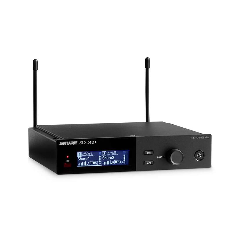 SLXD4D+ (シュアー)(受信機)(ワイヤレスシステム)(2ch) SHURE (新品)