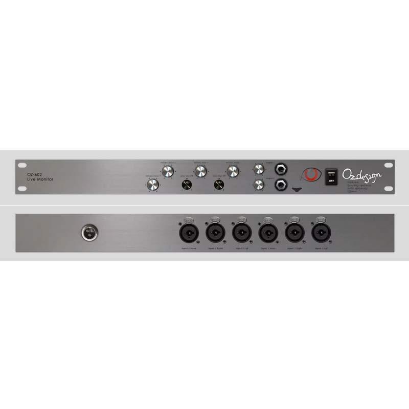【受注生産品:2~3週間程度】 OZ-602 All rear input Live Monitor (オズデザイン)(ヘッドフォンアンプ)(キューボックス) oz design (新品)
