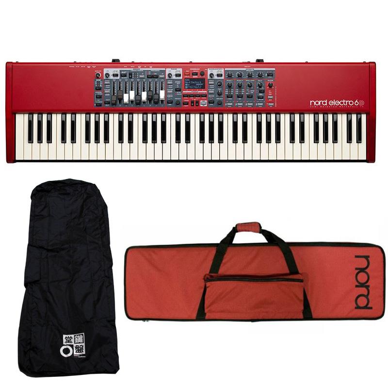 Nord Electro 6D 73+専用ソフトケースセット レインカバー付き ノードエレクトロ 73鍵 セミウェイト・ウォーターフォール鍵盤 Nord（CLAVIA） (新品) 206,825円