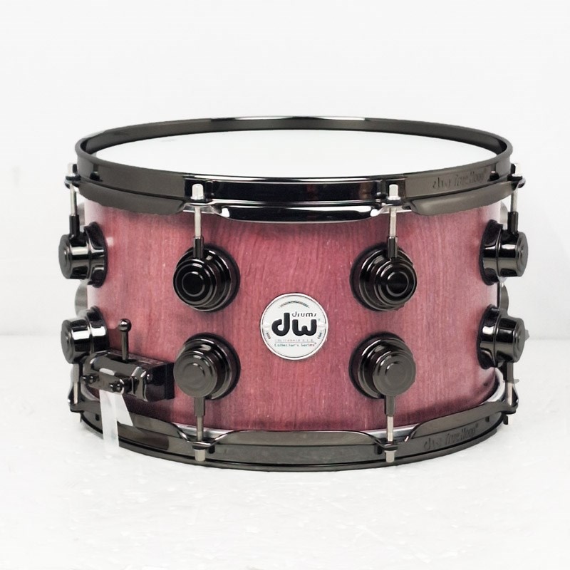 DRU20712SSNRN101[Collector's Pure Purpleheart Snare Drum VLT Shell 12&times;7 - Natural Satin Oil w/Black Nickel Harare] dw (新品)｜イケベ楽器ショップ