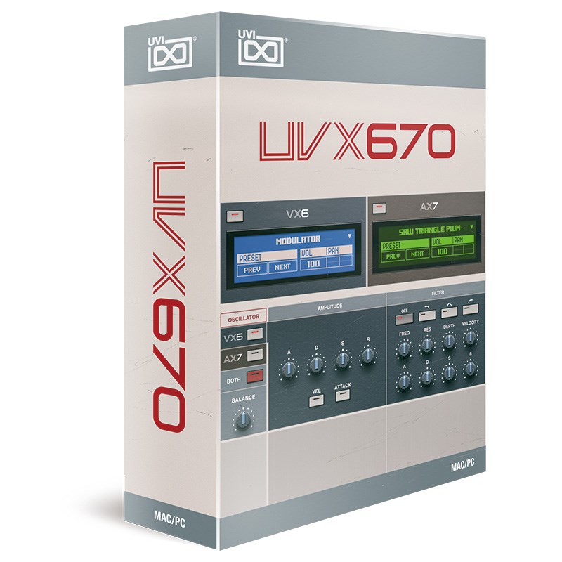 UVX670(代引不可)(オンライン納品) UVI (新品)
