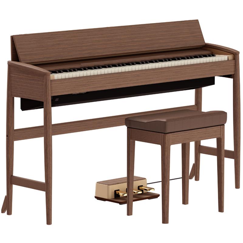 きよら KIYOLA KF-20-KW (ウォールナット) ローランド カリモク家具 Roland (新品)|イケベ楽器ショップ