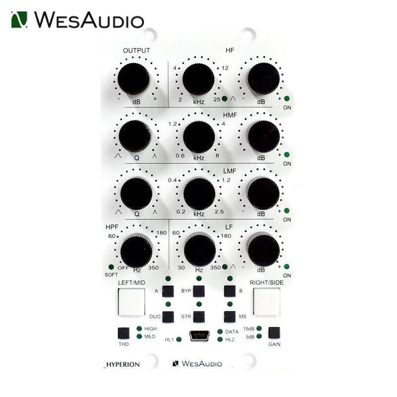 【お取り寄せ商品・納期別途ご案内】_HYPERION(Parametric EQ w/Digital Recall )(API500シリーズ)(ウェスオーディオ)【国内正規品】 WesAudio (新品)