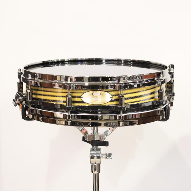 【イケベ楽器店創業50周年記念モデル】Masterworks Snare Drum 14x3.5 Free Floating - Gold Swirl on Black Carbon Pearl (新品)