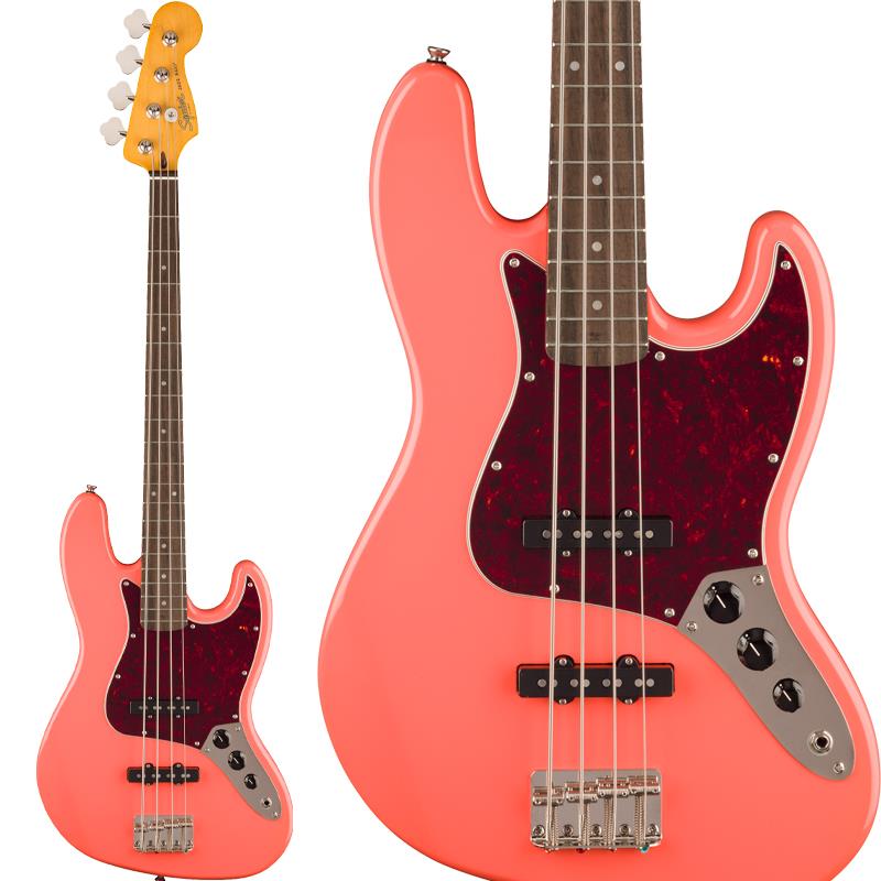 Classic Vibe '60s Jazz Bass Laurel Fingerboard (Tahitian Coral) 【値上げ前旧価格品】 Squier by Fender (新品)