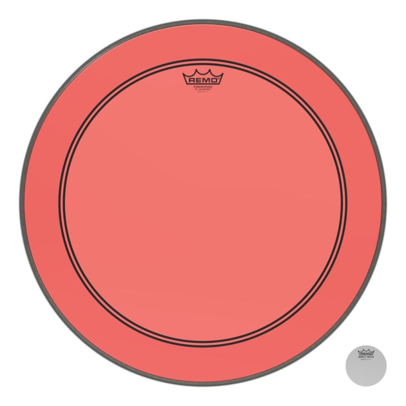 P3-322B #RD [Powerstroke P3 Bass Colortone 22 / Red] REMO (新品)｜イケベ楽器ショップ