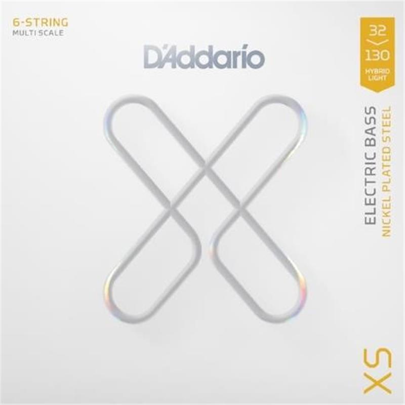 XS Nickel Hybrid Light， Multiscale， 6-string.032-.130 [XSB32130MS] D&rsquo;Addario (新品)｜イケベ楽器ショップ