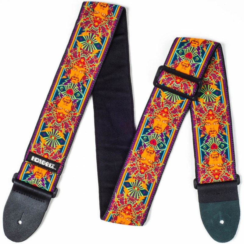 【春得セール】 JH04 [Jimi Hendrix Poster Strap] Dunlop (Jim Dunlop) (新品)
