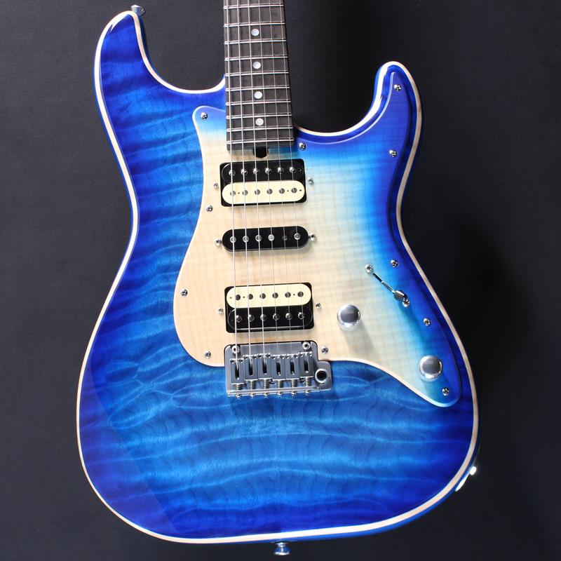 Ikebe 50th Anniversary ST-22 Selected 5A Quilted Maple Top (Trans Blue Burst) #033309 T&rsquo;s Guitars (新品)｜イケベ楽器ショップ