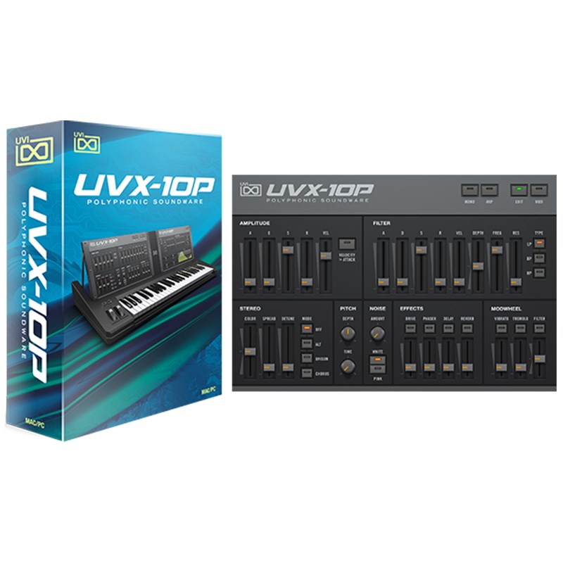 UVX-10P (代引不可)(オンライン納品) UVI (新品)｜イケベ楽器ショップ