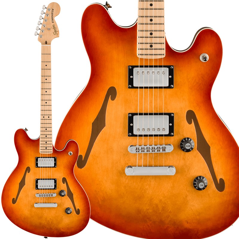 楽天市場】Squier Affinity Starcaster -Candy Apple Red