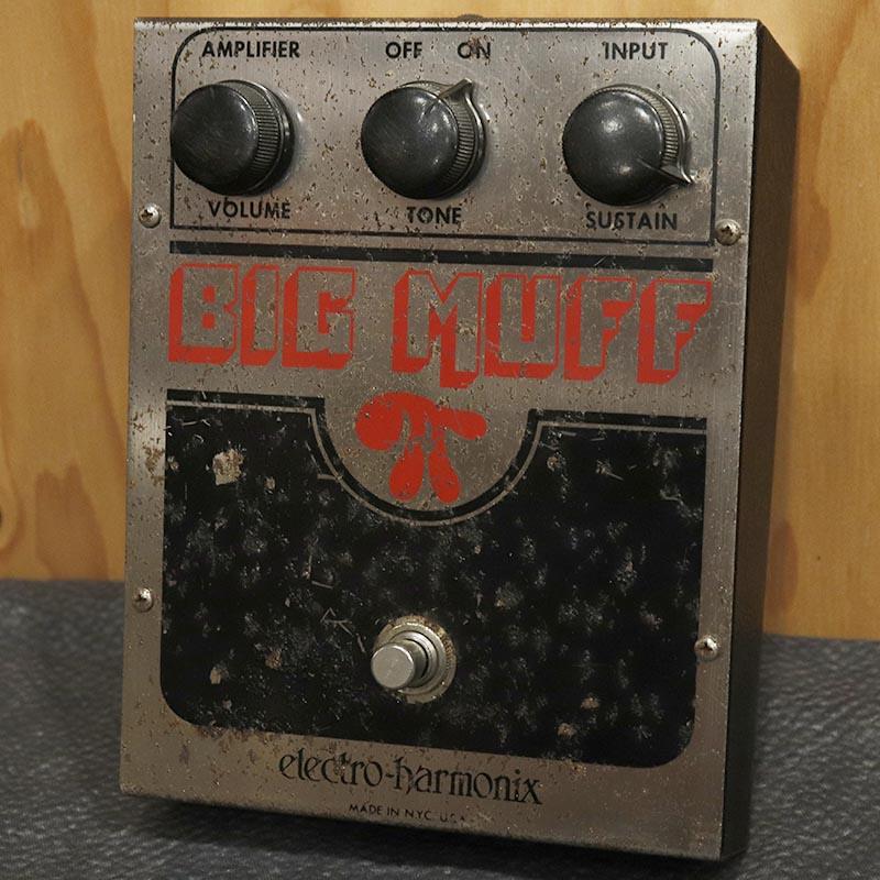 VINTAGE Big Muff Pi Version 3 OFF-ON Switch Black Line '76 Electro Harmonix (ヴィンテージ やや使用感あり)