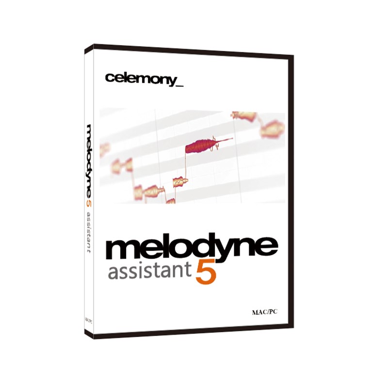 Melodyne 5 Assistant（パッケージ版）（チュートリアルビデオ収録USBメモリ同梱） celemony (新品)｜イケベ楽器ショップ