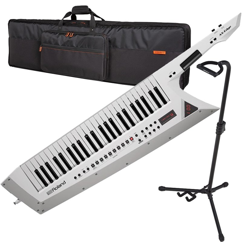 AX-EDGE-W【ホワイト】+専用スタンドST-AX2+専用キャリングバッグCB-BAXセット Keytar ローランド キーター ショルダーキーボード ショルキー ステージ Roland (新品)｜イケベ楽器ショップ 99,220円
