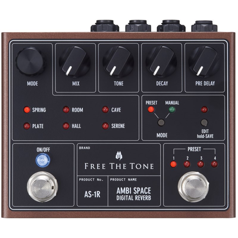 AS-1R [AMBI SPACE DIGITAL REVERB]（フリーザトーン）リバーブ Free The Tone (新品)