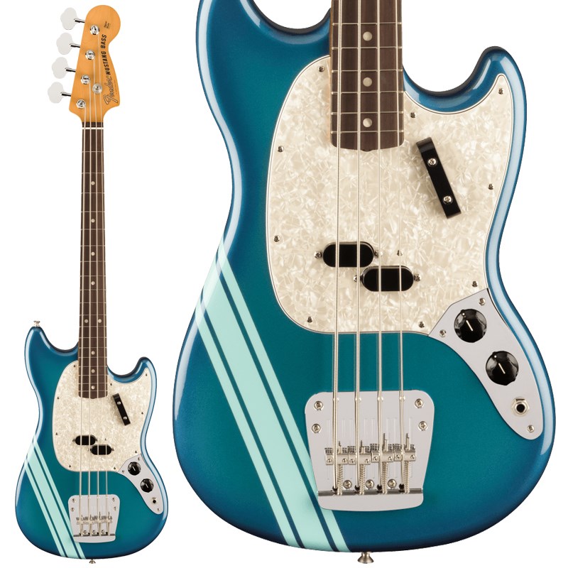 楽天市場】Fender Vintera II 70s Mustang Bass -Competition Orange