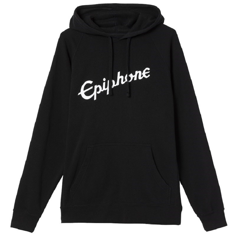 翌日配達 【春得セール】 Epiphone Vintage Logo Pullover Hoodie (Black)， (Medium) [GA-EHDVLMD] Gibson (新品)