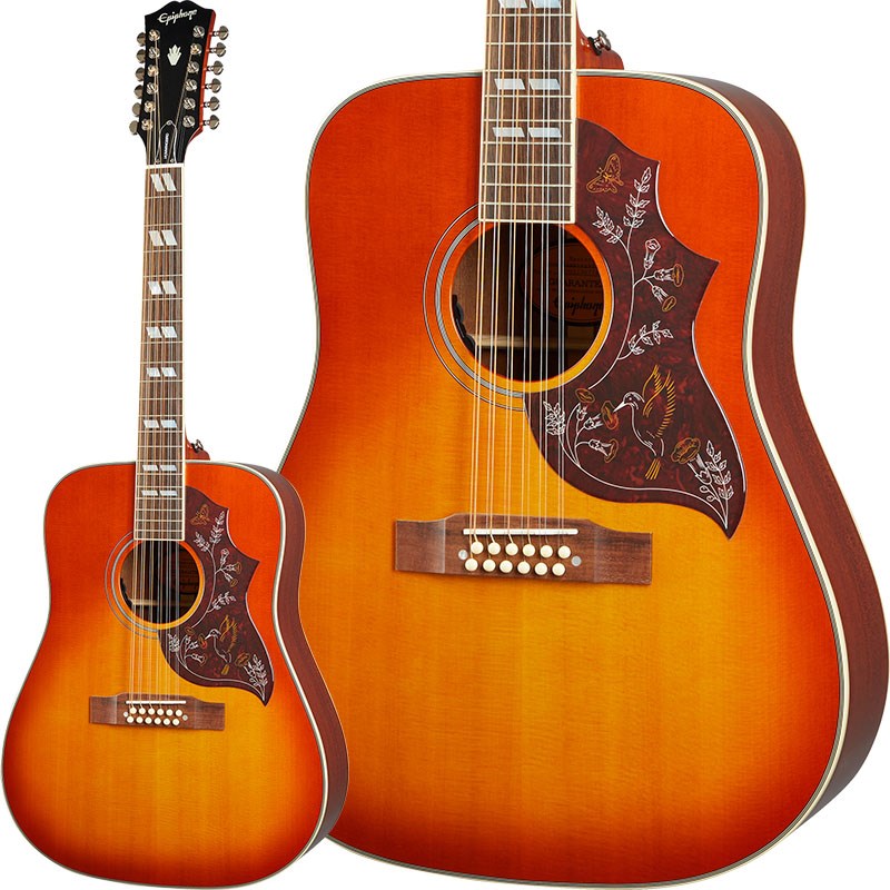 極美品　エピフォン　ハミングバード　スタジオ　サンバースト　エレアコ Amazon | Epiphone/Hummingbird Studio Faded Cherry Sunburst