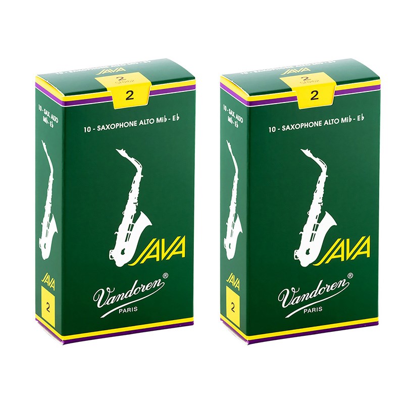 【2個セット】《硬さ：2》アルトサックス用リード バンドレン JAVA 【宅配便発送】【正規輸入品】 VANDOREN (新品)