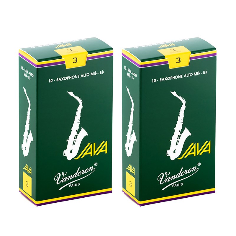 【2個セット】《硬さ：3》アルトサックス用リード バンドレン JAVA 【宅配便発送】【正規輸入品】 VANDOREN (新品)