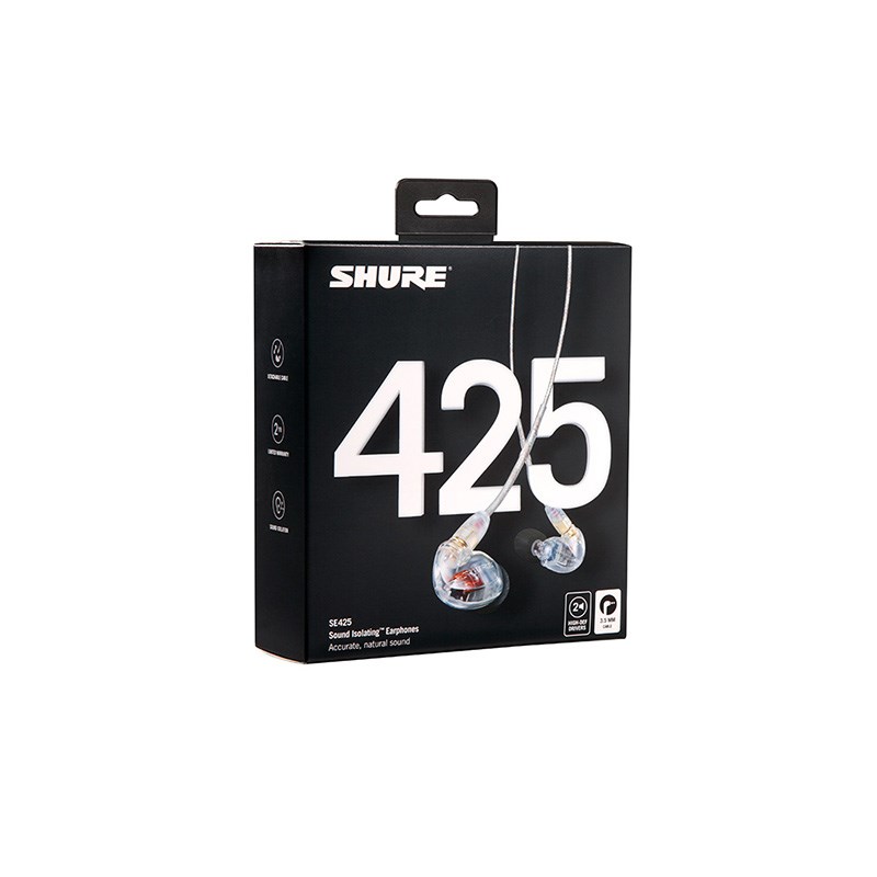 SE425-CL-A (クリアー)(国内正規品・2年間保証) SHURE (新品)