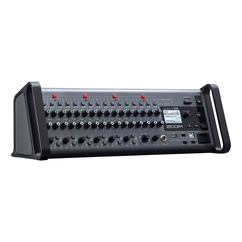 LIVETRAK L-20R (ズーム)(ラックマウント型デジタルミキサー)(22トラック同時録音)(オーディオインターフェース) ZOOM (新品)｜イケベ楽器ショップ 59,400円