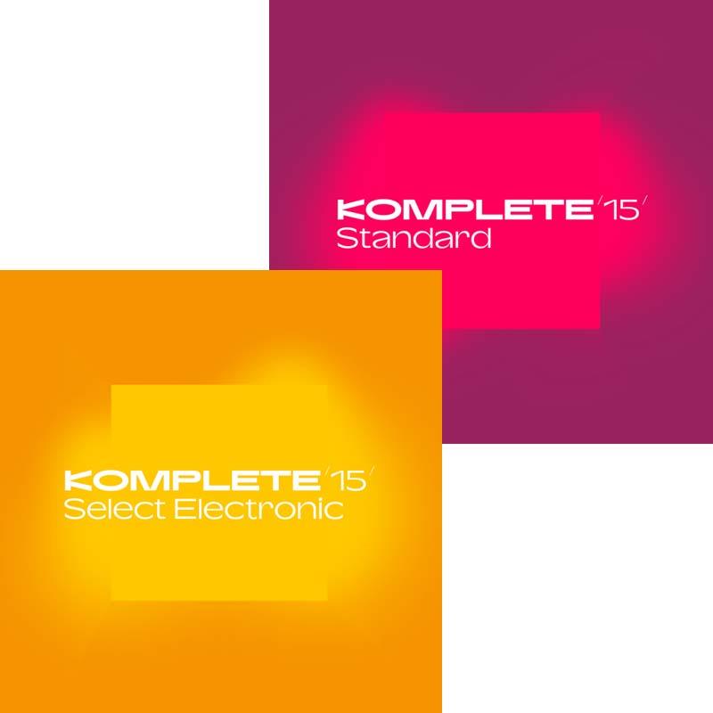 Komplete 15 Select Electronic + Komplete 15 Standard UPG for KSelect (オンライン納品)(コンプリート)【数量限定セット】 Native Instruments (新品)