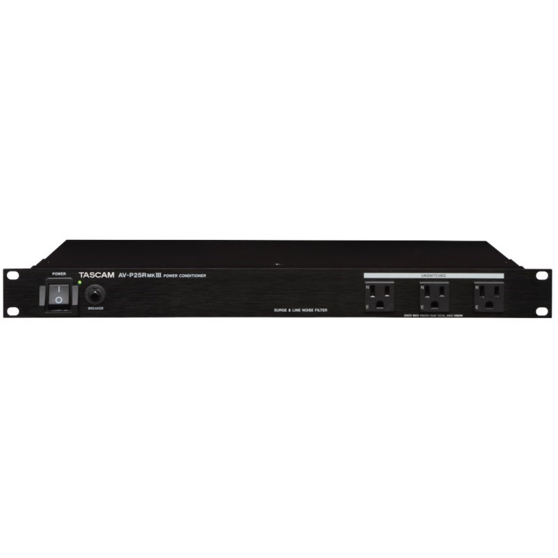 AV-P25RMKIII(AV-P25RMK3)(日本国内専用パワーディストリビューター/コンディショナー)(タスカム) TASCAM (新品)|イケベ楽器ショップ