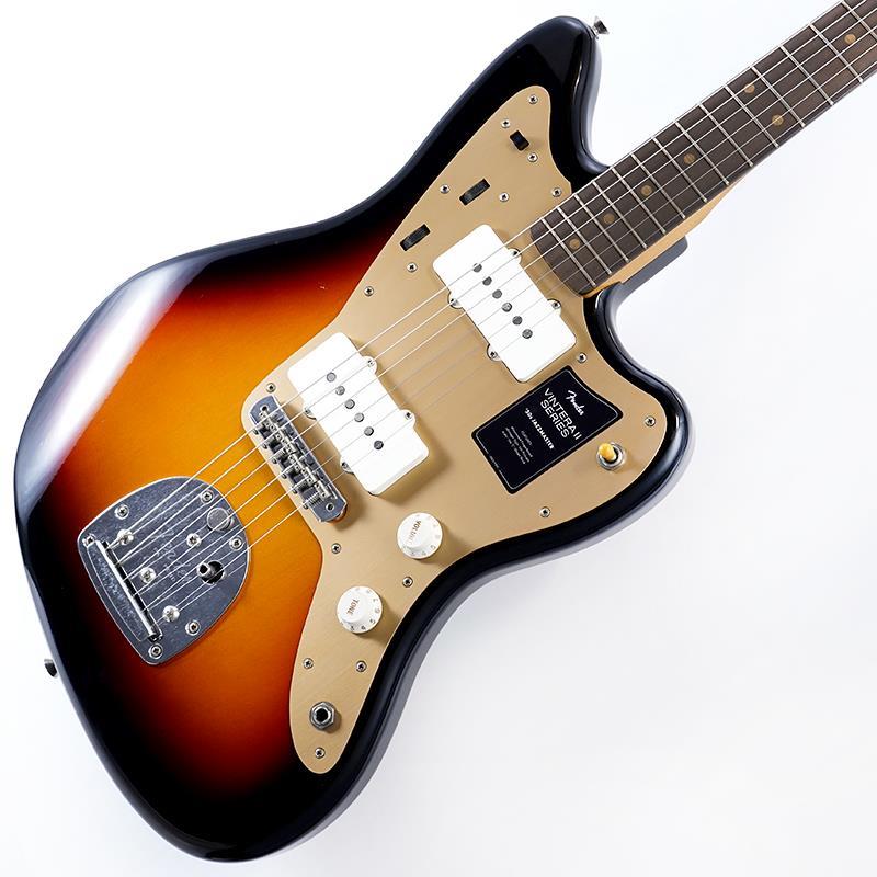 Limited Edition Vintera II Road Worn '50s Jazzmaster (3-Color Sunburst/Rosewood) 【特価】 Fender MEX (アウトレット 美品)|イケベ楽器ショップ