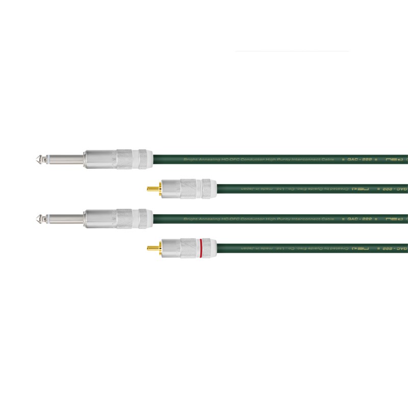 QAC-222 RTS pair (RCA-TS phone)(3.0m)(RCA-Phoneケーブル)(オヤイデ) Oyaide (新品)