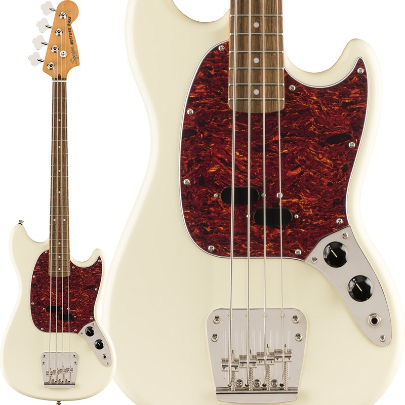 楽天市場】Squier Classic Vibe '60s Mustang Bass -Olympic