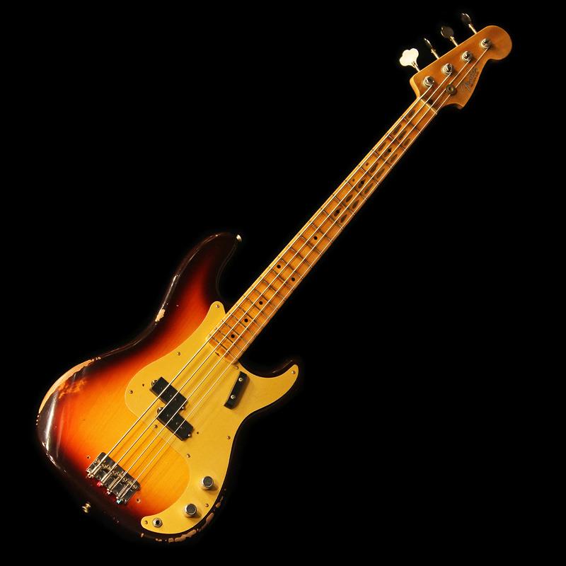 1958 Precision Bass Relic (Super Faded Aged Chocolate 3-Color Sunburst)【Fender ロゴ入りキャンピングチェアプレゼント】 Fender Custom Shop (新品)|イケベ楽器ショップ