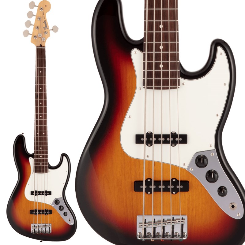 【入荷待ち、ご予約受付中】 Hybrid II Jazz Bass V (3-Color Sunburst/Rosewood) Fender Made in Japan (新品)