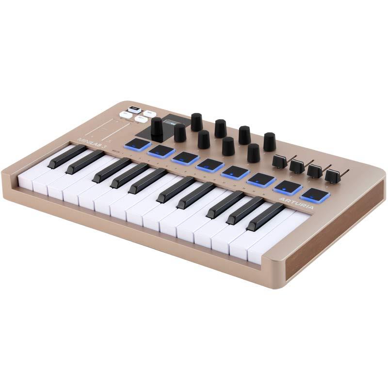 MINILAB 3 CHAMPAGNE (アートリア)(MIDIコントローラー)(シャンパーニュ) Arturia (新品)