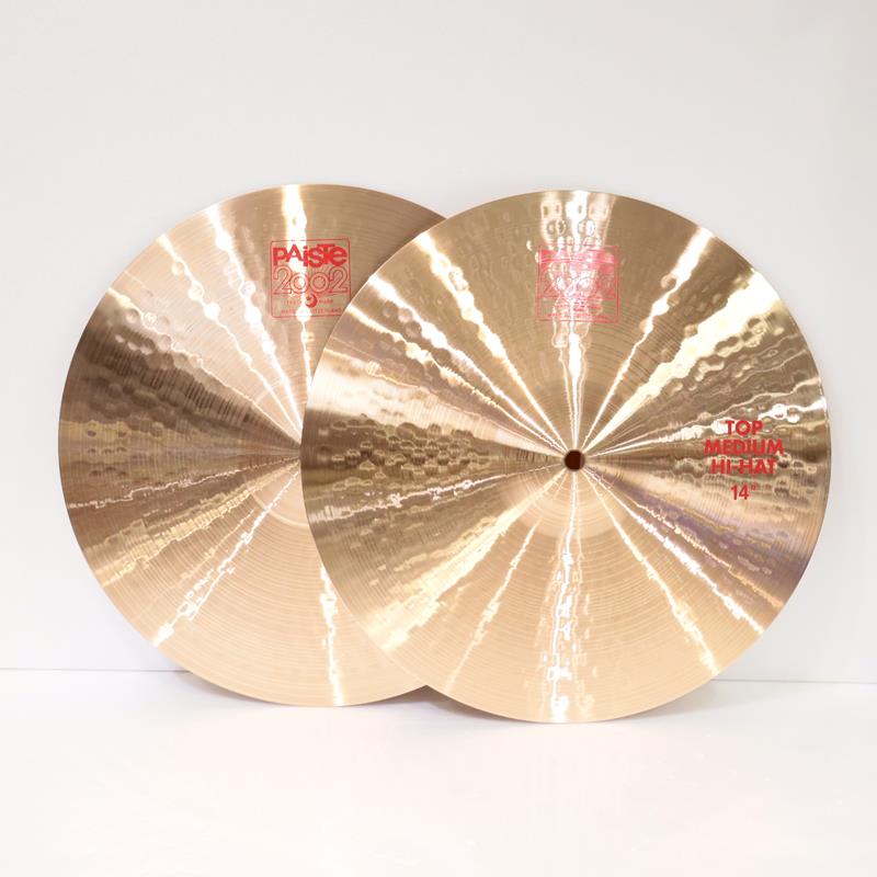 2002 Medium HiHat 14'' pair【店頭展示特価品】 PAiSTe (アウトレット 美品)