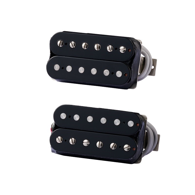 【春得セール】 496R/500T Set (Double Black， 4-Conductor， Potted， Ceramic， 496R: 8.4K， 500T: 15.2K)[PU496R500TDB4-SET] Gibson (新品)