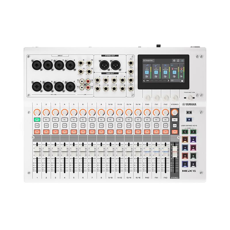 MGX16 W (ホワイト)(ヤマハ)(デジタルミキシングコンソール)(MGXシリーズ)(USB-C対応)(Bluetooth搭載) YAMAHA (新品)｜イケベ楽器ショップ