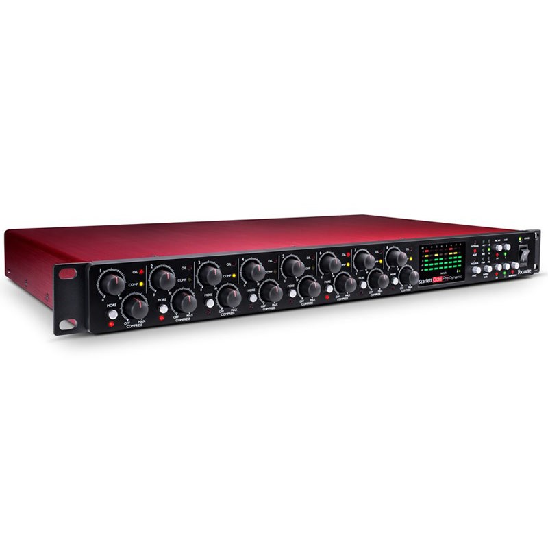 Scarlett OctoPre Dynamic(ADAT入出力搭載・コンプレッサー機能搭載アナログ8ch入出力対応マイクプリアンプ・ラインアンプ)(フォーカスライト)(スカーレット) Focusrite (新品)