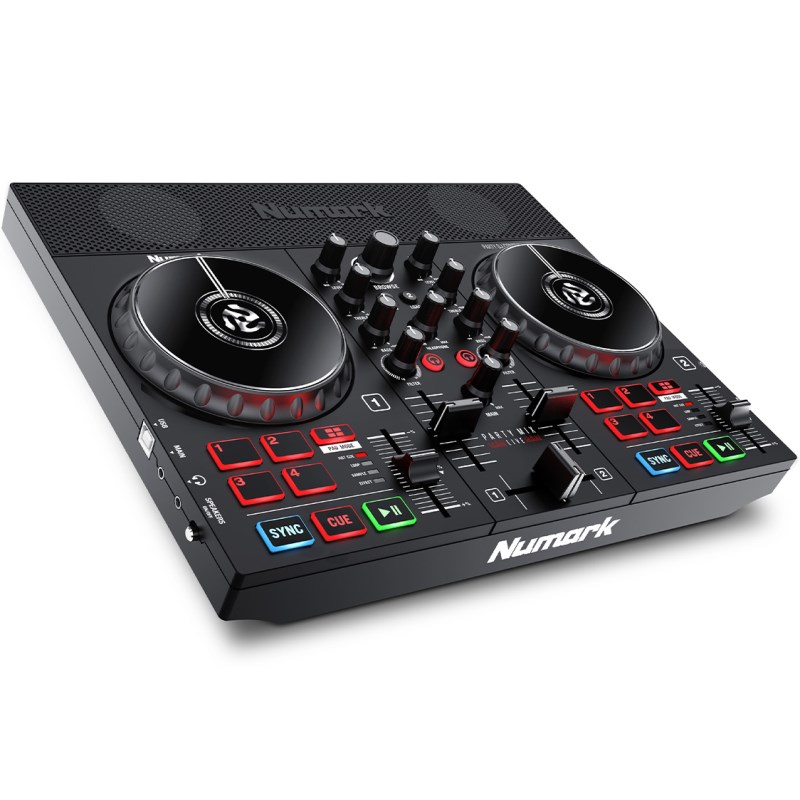翌日配達 Party Mix Live 【Serato DJ Lite対応 / スピーカー内蔵DJコントローラー】 Numark (新品)