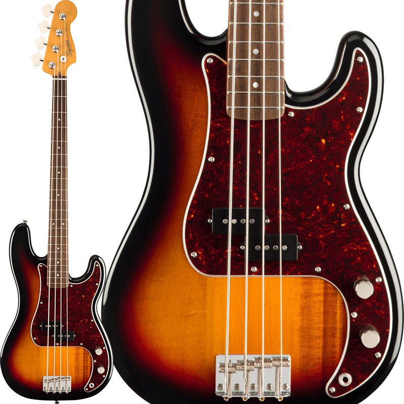 Classic Vibe '60s Precision Bass Laurel Fingerboard (3-Color Sunburst) Squier by Fender (新品)|イケベ楽器ショップ