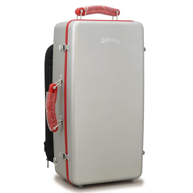 ワンジンケース / COLOR CARBON Series (Matte Grey / Red) トリプル トランペット用 ケース Wahnsinn Case (新品)