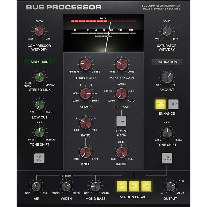 Bus Processor(ソフチューブ)(プラグインソフト)(オンライン納品) Softube (新品) 18,291円