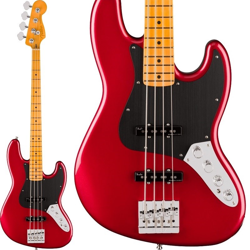 楽天市場】Fender American Ultra II Jazz Bass -Sinister Red / Maple