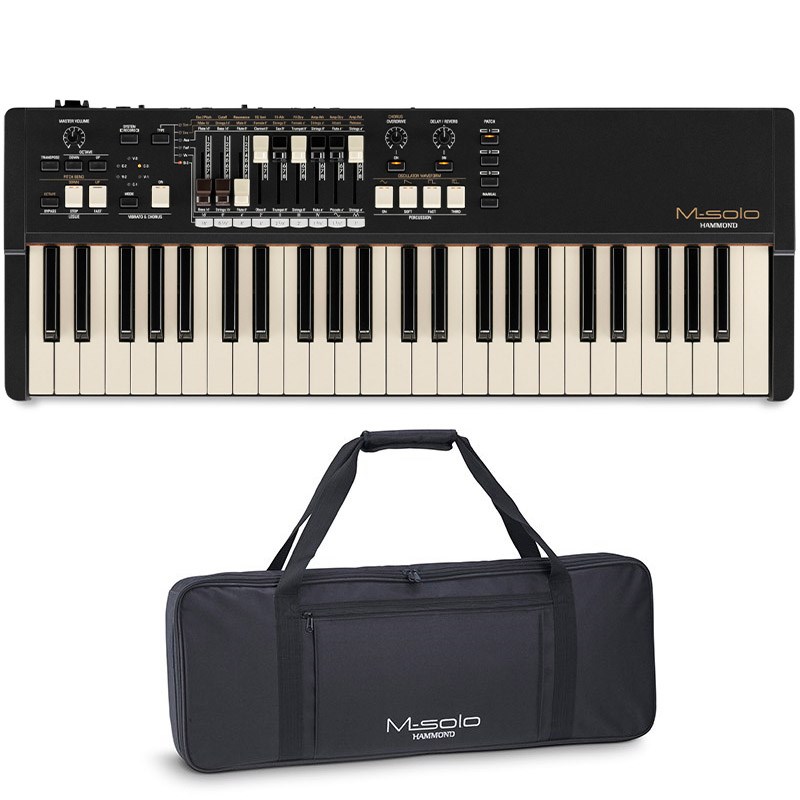 M-solo+専用ソフトケースセット (49鍵盤・ハモンドドローバーオルガン) HAMMOND (新品)