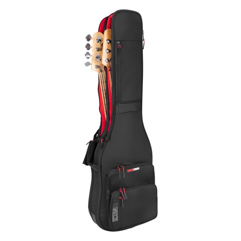 Icon Take Two Series Bag Holds 2 Bass Guitars [G-ICONTTBASS-BLK/エレキベース2本用] GATOR (新品)