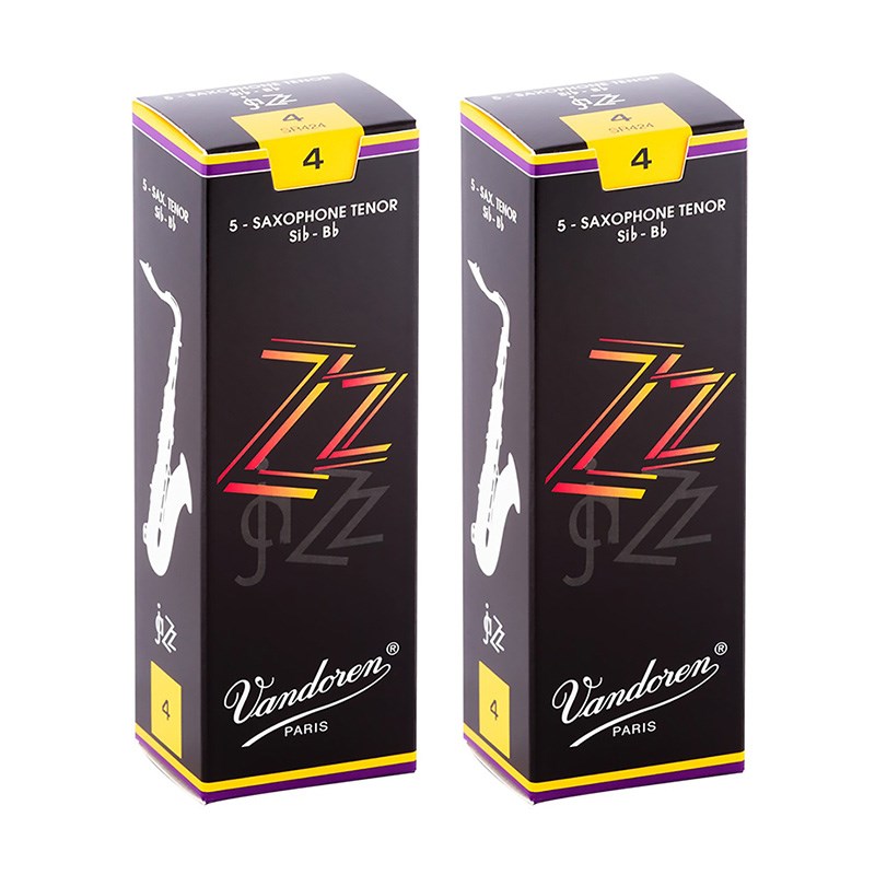 【2個セット】《硬さ：4》テナーサックス用リード バンドレン ZZ (ジージー) 【宅配便発送】【正規輸入品】 VANDOREN (新品)