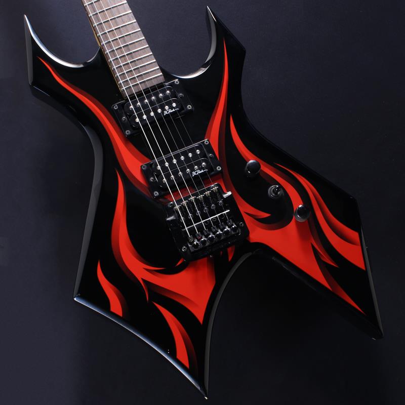 USED 中古 Kerry King Warlock Wartribe (Black With Red Fire Graphic) B.C.Rich (ユーズド やや使用感あり)