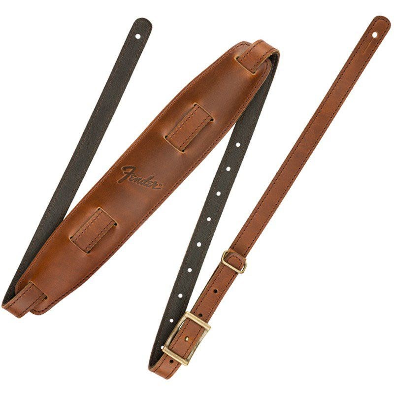 【春得セール】 MUSTANG SADDLE STRAP (COGNAC) (#0990689021) Fender USA (新品)