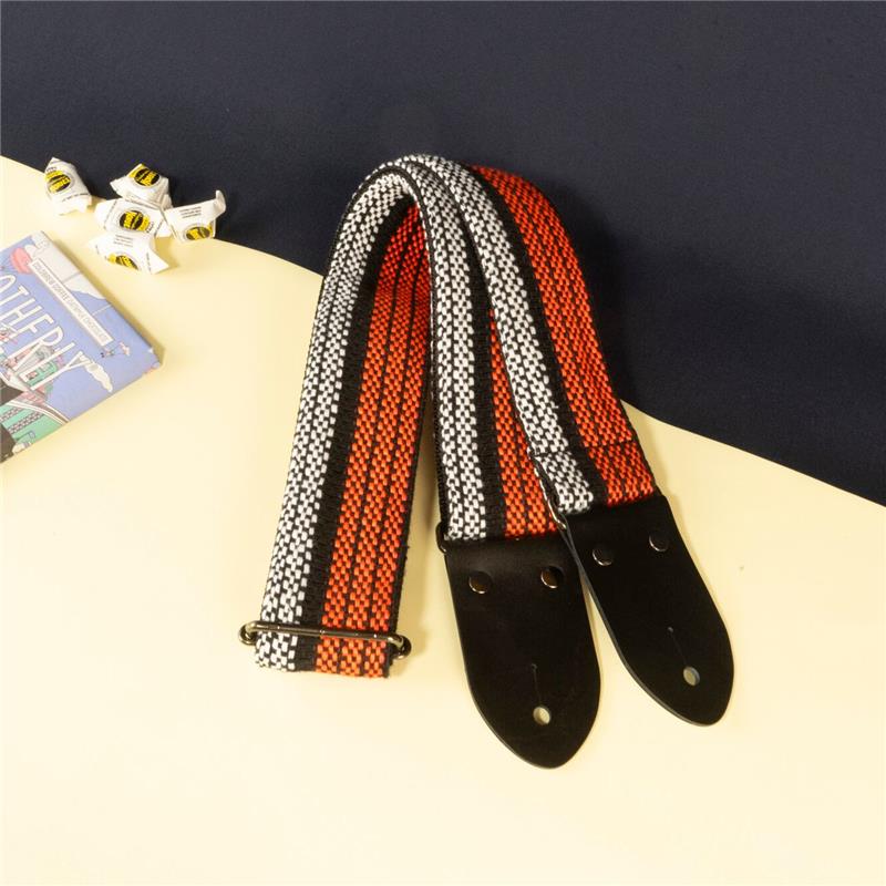 へいらっしゃい!ギターストラップ 朱色 tsundrum_chan (新品)